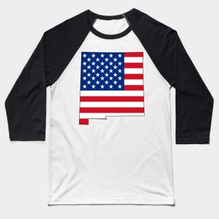 New Mexico USA Baseball T-Shirt